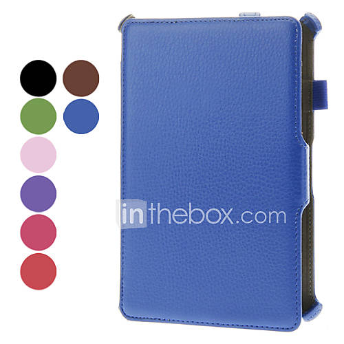 7 Inch Lichee Pattern PU Leather Case with Handle for Acer Iconia B1 A71 Tab