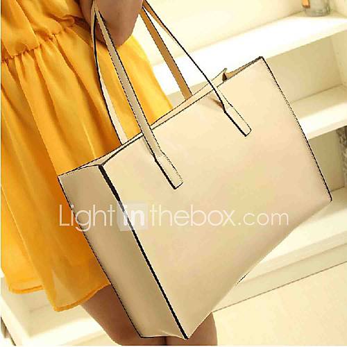 Stylish Leatherette Casual/Shopping Top Handle Bag/Totes