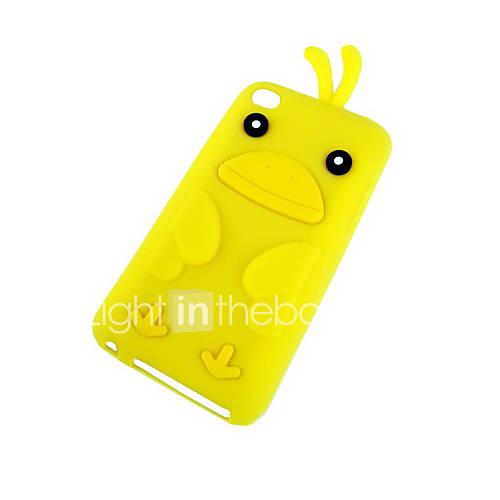 Lovely Cartoon Duck Design Soft Case for iPod touch 4