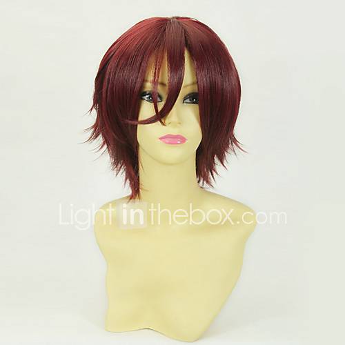 Rin Matsuoka Wine Red Cosplay Wig