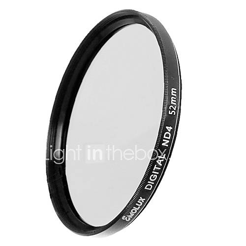 Emolux Neutral Density 52mm Digital ND4 Filter