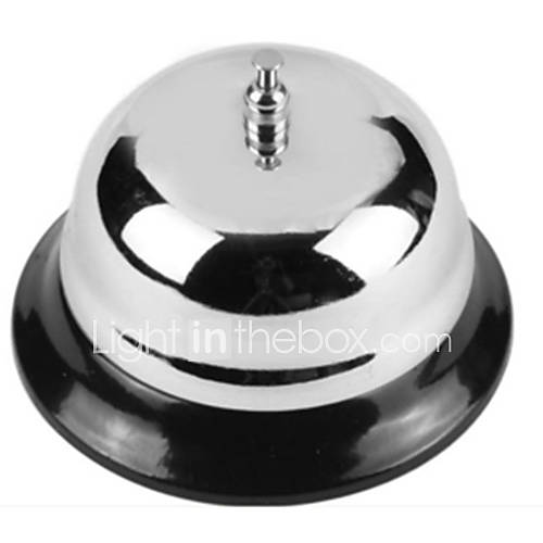 Round Kitchen Call Bell Metal Ringer Ring Counter, W9cm x L6cm x H9cm