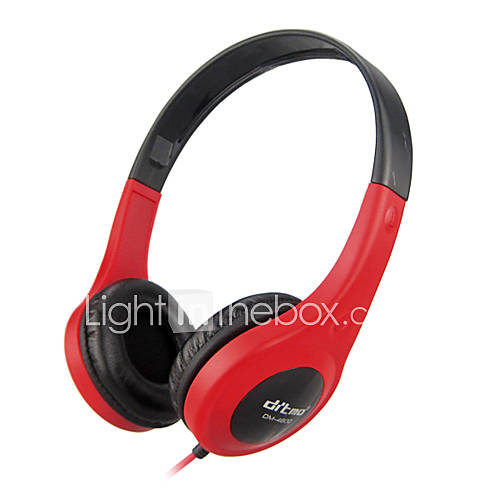 Stereo Music 3.5mm On Ear Headphone DM 4600 (Black,Red,White,Blue)