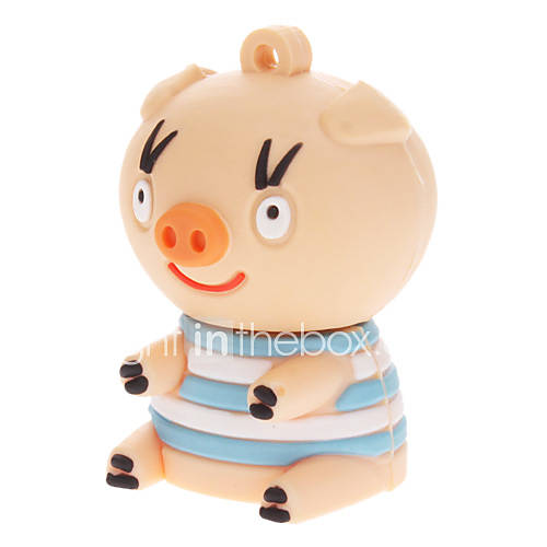 8GB Cute Stripe T shirt Pig USB Flash Drive