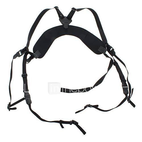 Quick Rapid Double Dual Shoulder Strap Sling Belt For Two Cameras DSLR (Reduce Pressure)