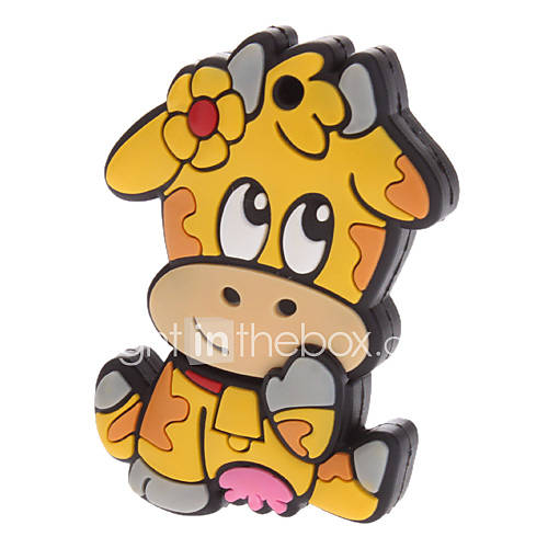 4GB Yellow Girl Milk Cow Rubber USB Flash Drive