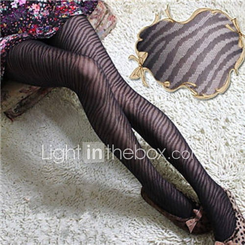 Zebra Stripe Specific Pantyhose