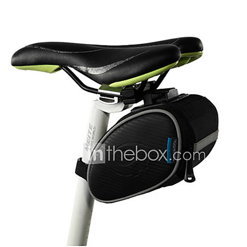 ROSWHEEL PolyesterPVCPU Material Texture Series Cycling Saddle Bag