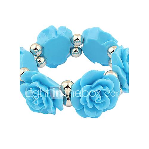 Unique Alloy With Roses Womens Bracelet (More Colors)