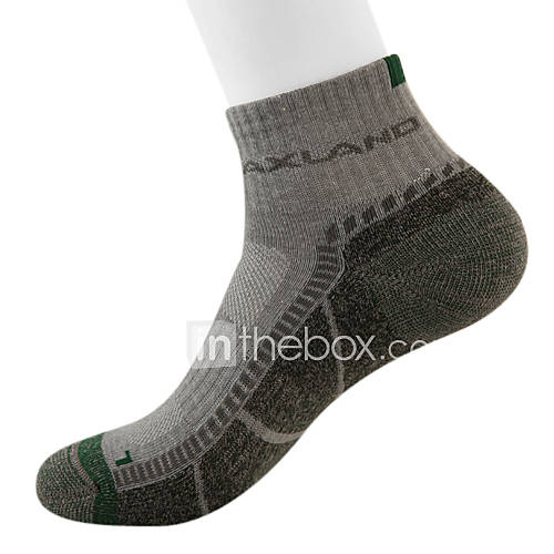 MAXLAND Mens Gray Terry Cloth Socks