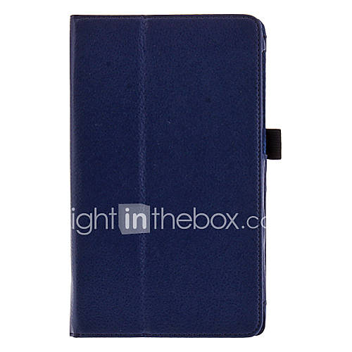 Stylish Lichee Pattern PU Leather Folio Case for The New Google Nexus 7(2nd Generation)