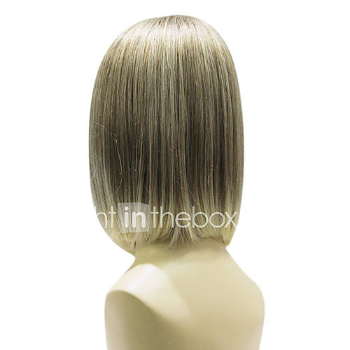 Sexy Ladies Top Grade Synthetic Grey Short Wavy Wig