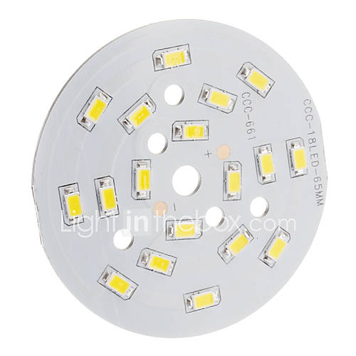 9W 850LM 3500K 18x5630SMD Warm White Light LED Source Module (DC 29 32V)