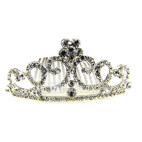 Bridal Alloy Tiaras with Rhinestone Wedding Headpieces(More Colors)