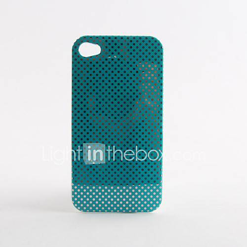 Dots Pattern Hard Case for iPhone 4 and 4S (Multi Color)