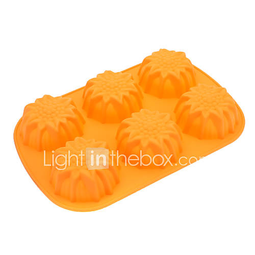 Sunflower Shaped Silicone Cake Cookie Mould