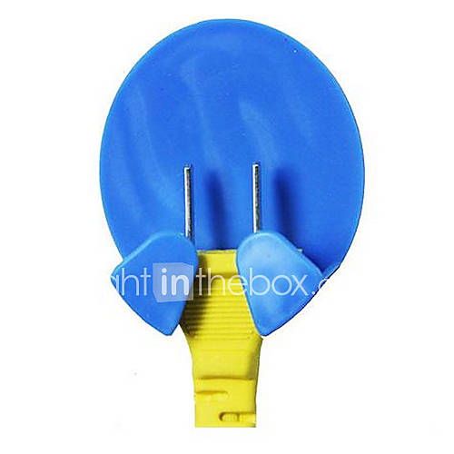 Power Plug Socket Hanger Function Hook 2Pc (Random Color)