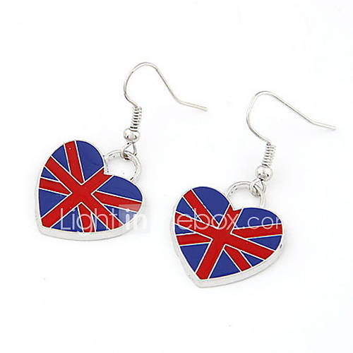 Hottest Alloy Heart Shaped Womens Earrings