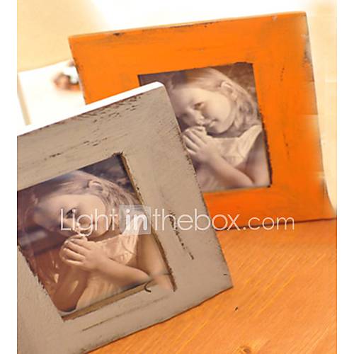 Retro Wooden Photo Frame(6 Inch)