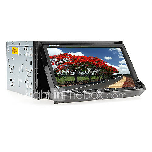 7 inch 2 Din TFT Screen In Dash Car DVD Player With Bluetooth,iPod Input,Navigation Ready GPS,RDS,TV