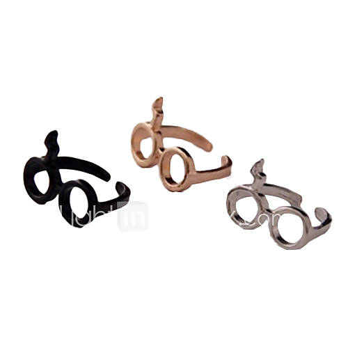 New Punk Style Glasses Alloy Finger Rings(More Colors)