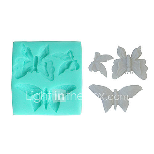 Silicone Cake Decorating Mold Butterfly Shape