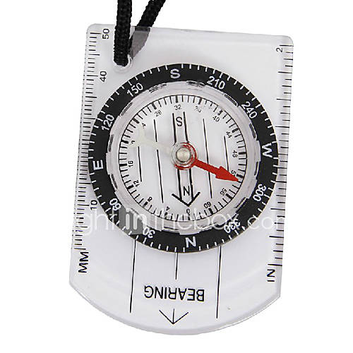 Portable Plastic Compass with Hanging Rope