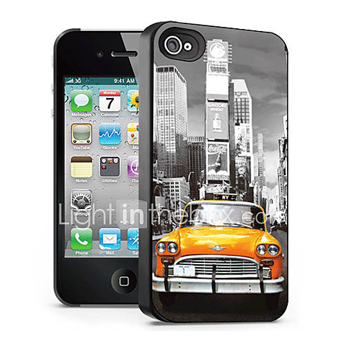 Bus Pattern 3D Effect Case for iPhone4/4S