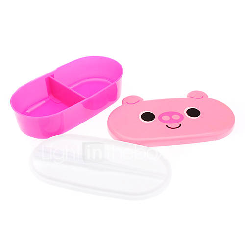 Rilakkuma Bento Heat Preservation Dining Kitchen Storage Lunch Boxes with Chopsticks (Random Color)