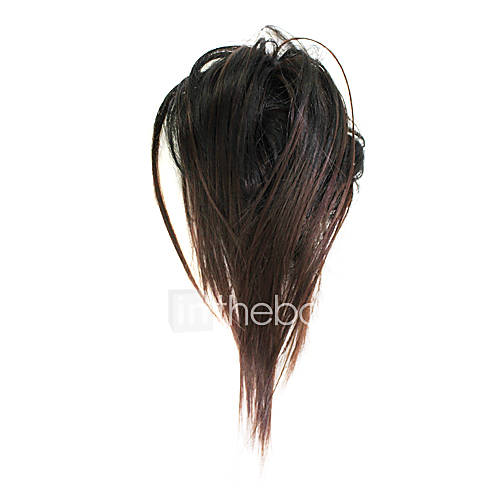 High Quality Synthetic Short Straight Chocolate Brown Hair Pieces