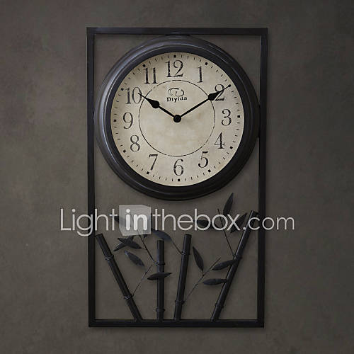 18H Artistic Metal Wall Clock