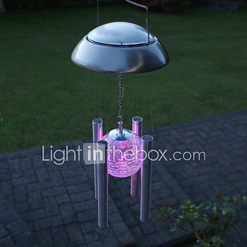 Color Changing Outdoor Solar Wind Chime Light(Cis 57187)