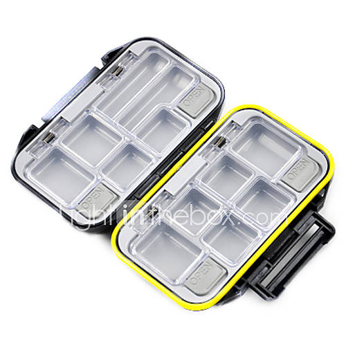 Waterproof Fishing Tackle Box (11.573cm, Random Color)