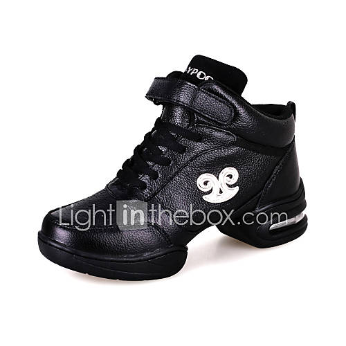 Stylish Womens Leather Upper Dance Sneakers