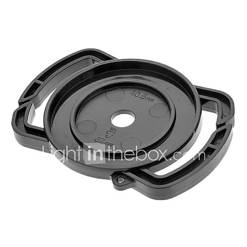 Universal 40.5mm / 49mm / 62mm Lens Cap Holder Buckle for Cameras   Black