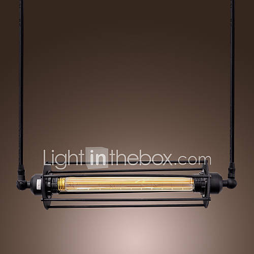 40W Retro Pendant Light with Loft Style Design Bar Light Swing
