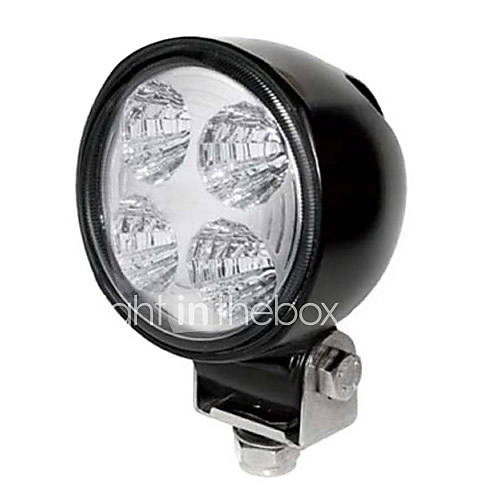 12W 4 LEDs Round Work Light