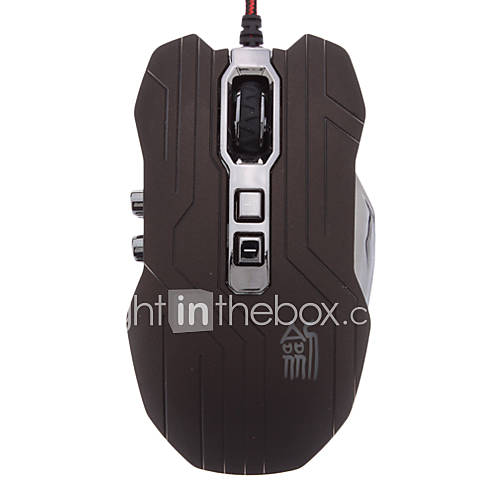 JS X9 800/1600/2000DPI USB Gaming Optical Mouse   Black