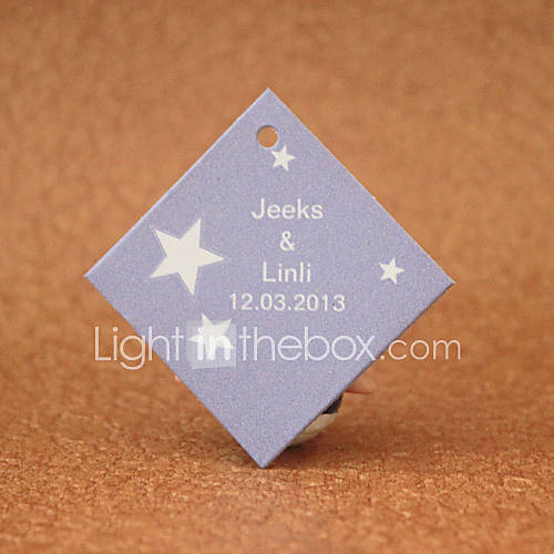 Personalized Favor Tags   Star(set of 30)(More Colors)