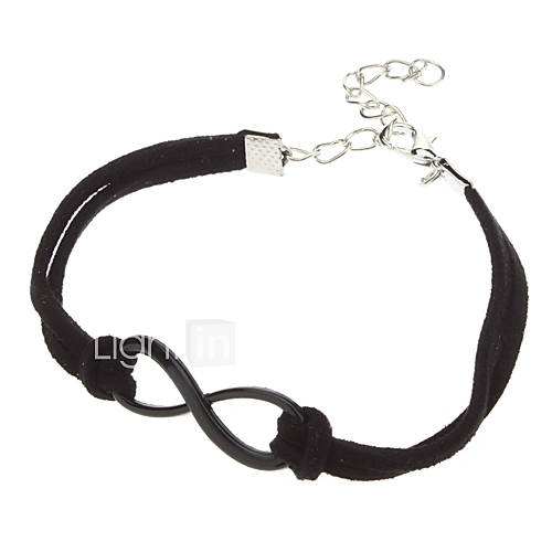 Number 8 Shape Korean Style PU Leather Bracelet