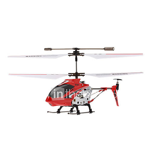 SYMA S107G 3 Channel Infrared Remote Control Mini Helicopter with Gyro (Red,Yellow,Blue,6xAA)