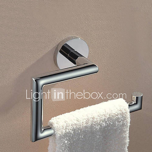 Contemporary Stainless Steel Bathroom Towel Ring