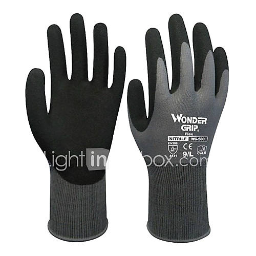 Wonder Grip Nitrile Palm Coating Anti skidding Gloves