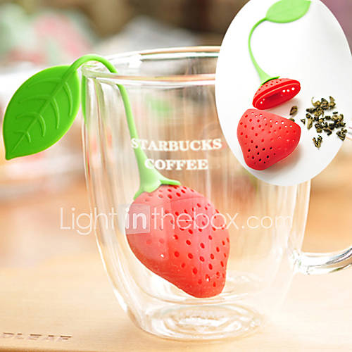 Lovely Strawberry Silicone Tea Makers