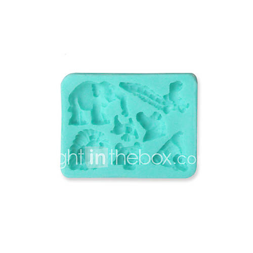 Silicone Cake Decorating Mold Of Elephant,LionTiger Shape