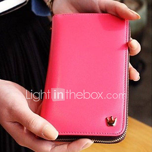 POLIS Womens Fuchsia Korean Cute Fashion Wallet