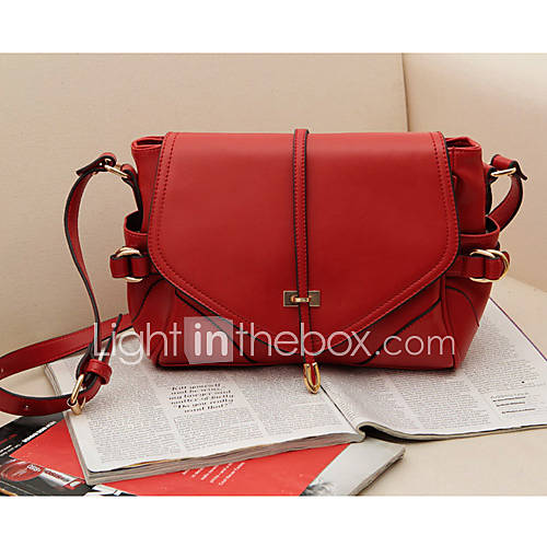 POLIS Womens Wine 2013 New Model Western Style Vintage Metal Like Crossbody Shoulder Bags