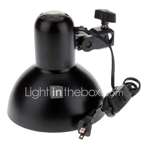 Adjustable Studio Flash Light Lamp Shade Softbox w/ E27 Light Socket   Black (16cm)