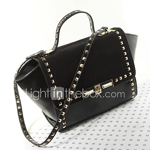 Fashion Leather Rivet Punk Style Tote