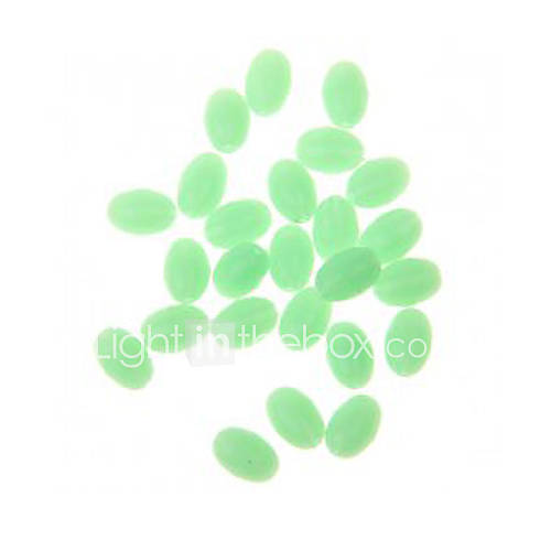 Luminous Beads Blocked Beans Fishing Accessories   Green